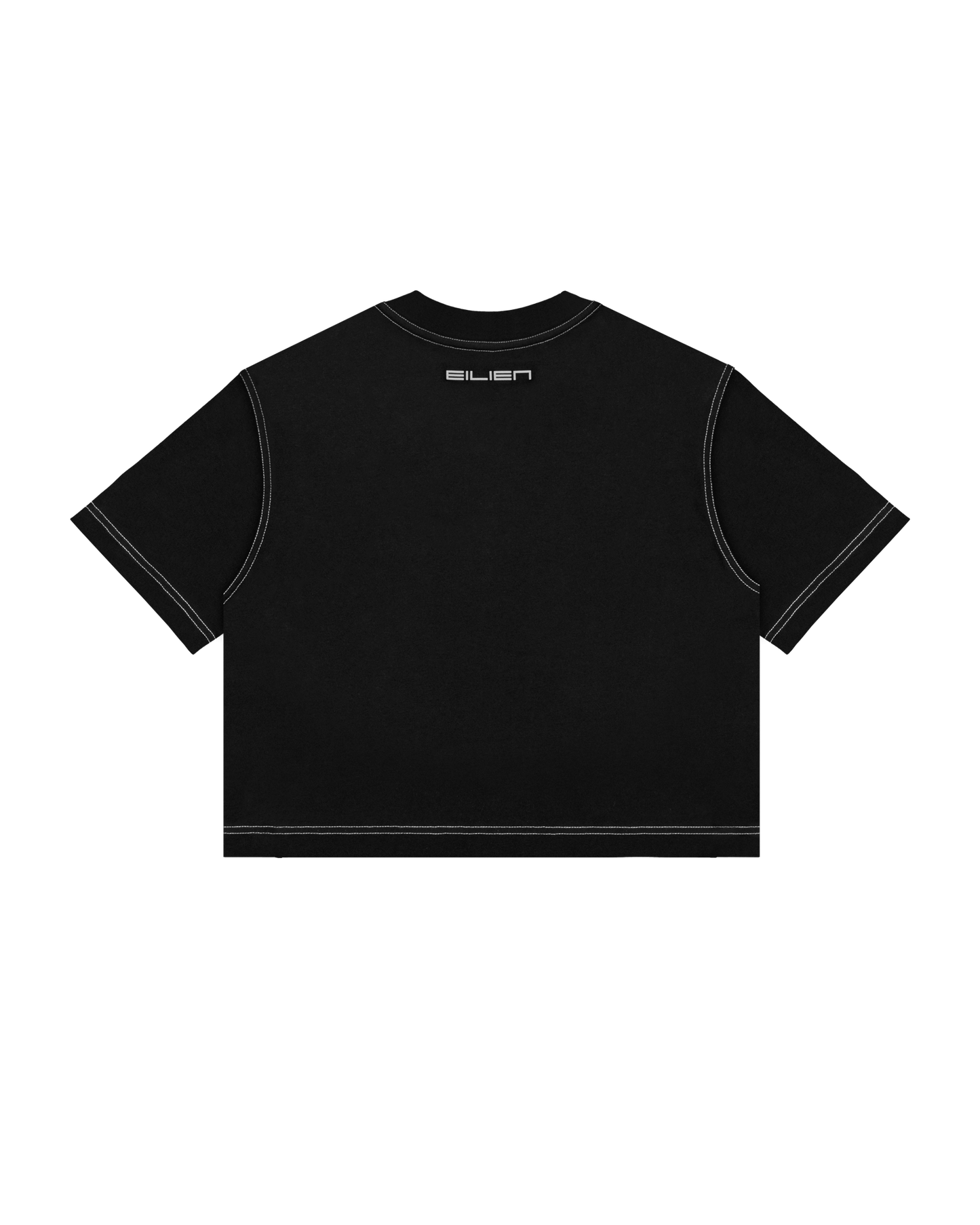 CROPPED FRAMEWORK T-SHIRT – EE MONOGRAM NEG