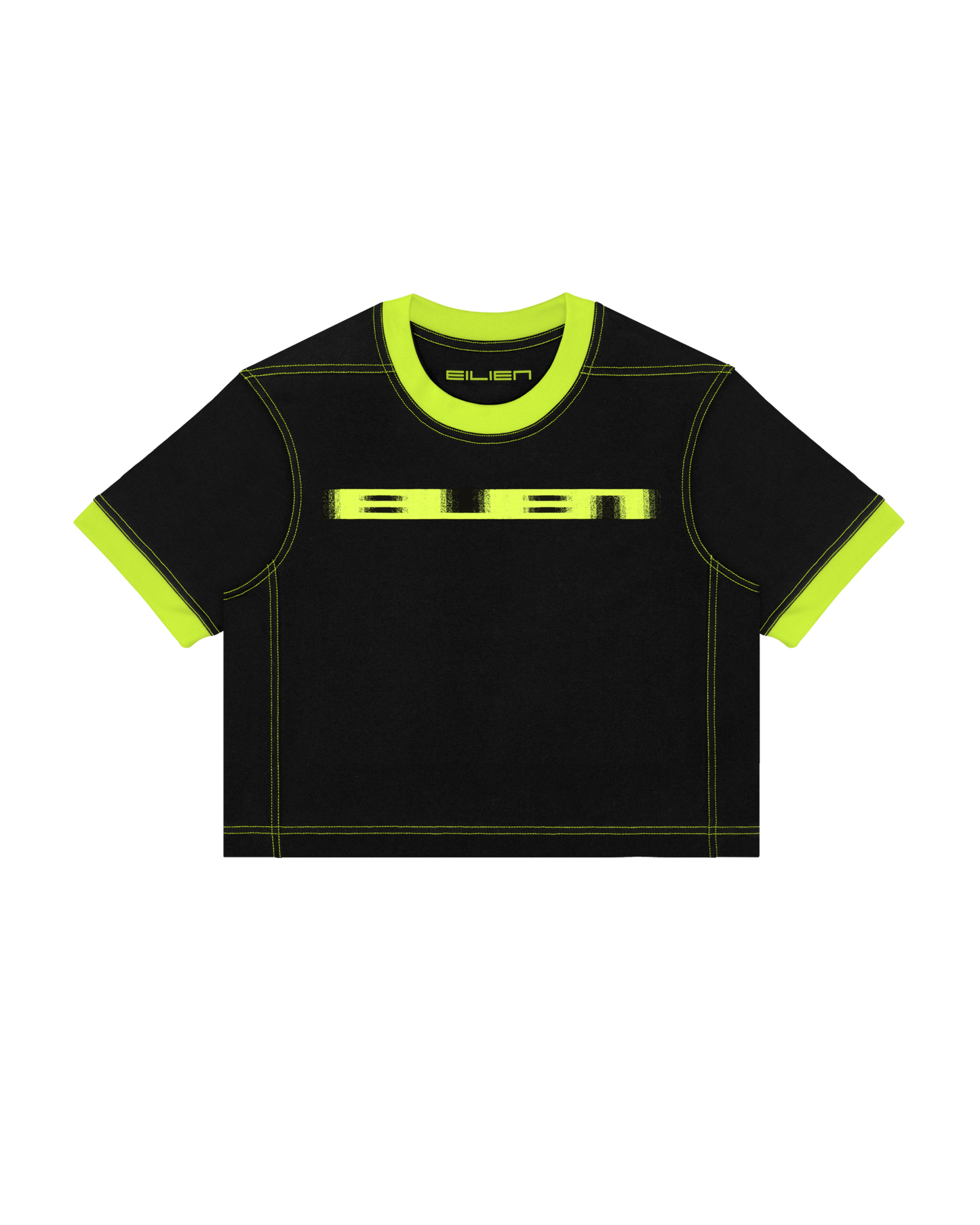CROPPED RINGER FRAMEWORK T-SHIRT – EILIEN PULSAR