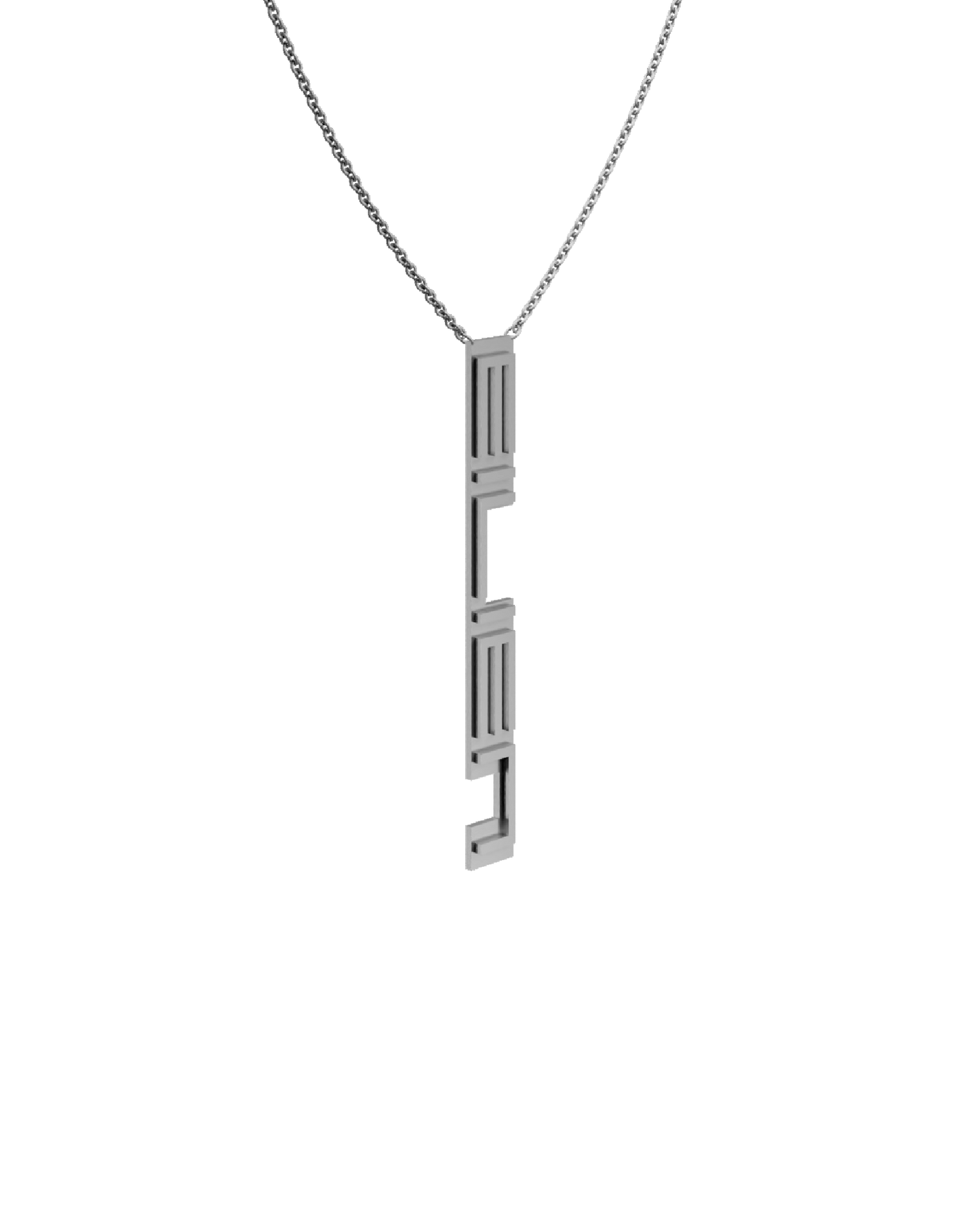 NAMEPLATE NECKLACE – VERTICAL