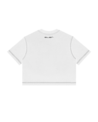 CROPPED FRAMEWORK T-SHIRT – EE MONOGRAM