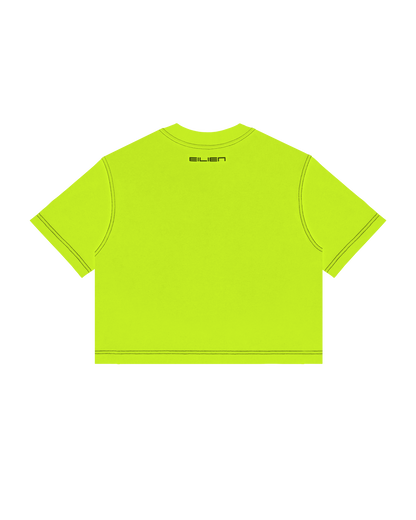 CROPPED FRAMEWORK T-SHIRT – EE MONOGRAM NEG