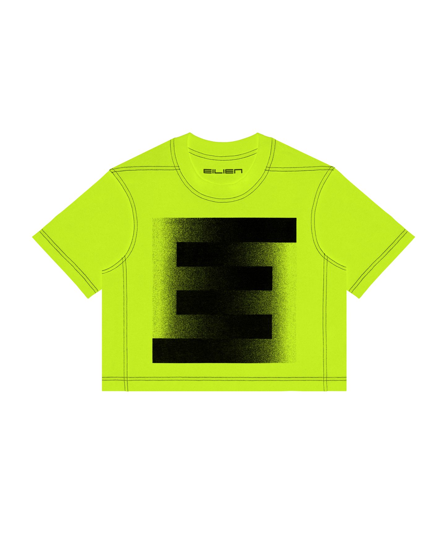 CROPPED FRAMEWORK T-SHIRT – EE MONOGRAM NEG