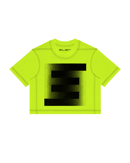 CROPPED FRAMEWORK T-SHIRT – EE MONOGRAM NEG