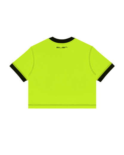 CROPPED RINGER FRAMEWORK T-SHIRT – EILIEN PULSAR