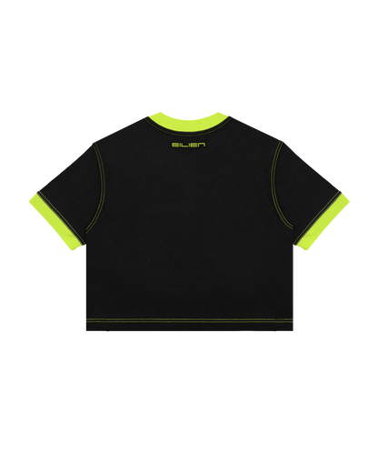 CROPPED RINGER FRAMEWORK T-SHIRT – EILIEN PULSAR