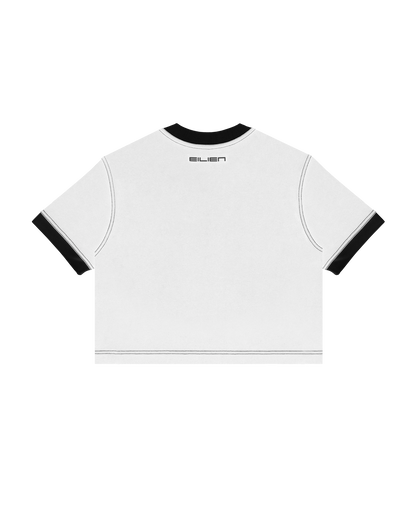 CROPPED RINGER FRAMEWORK T-SHIRT – EILIEN PULSAR