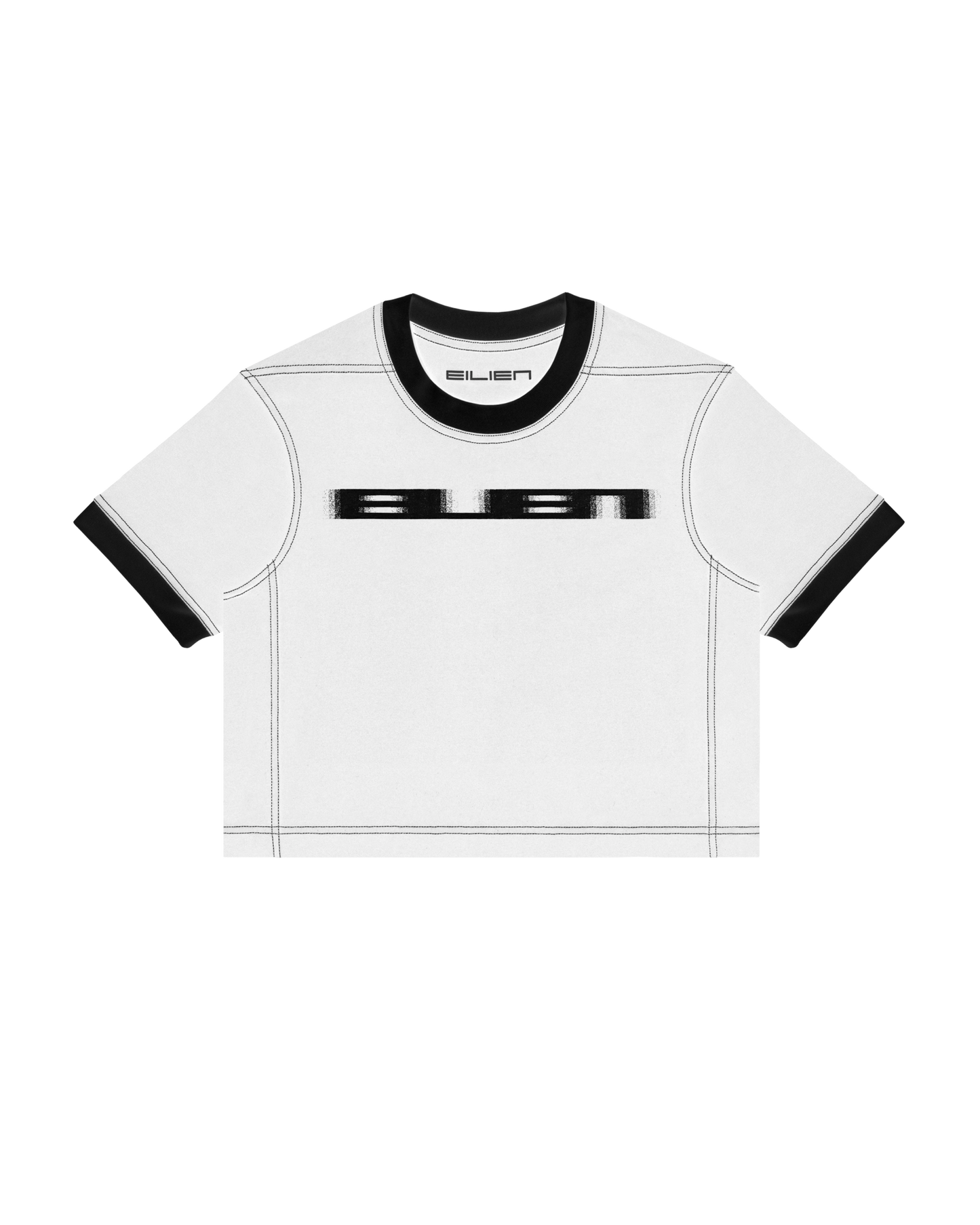 CROPPED RINGER FRAMEWORK T-SHIRT – EILIEN PULSAR