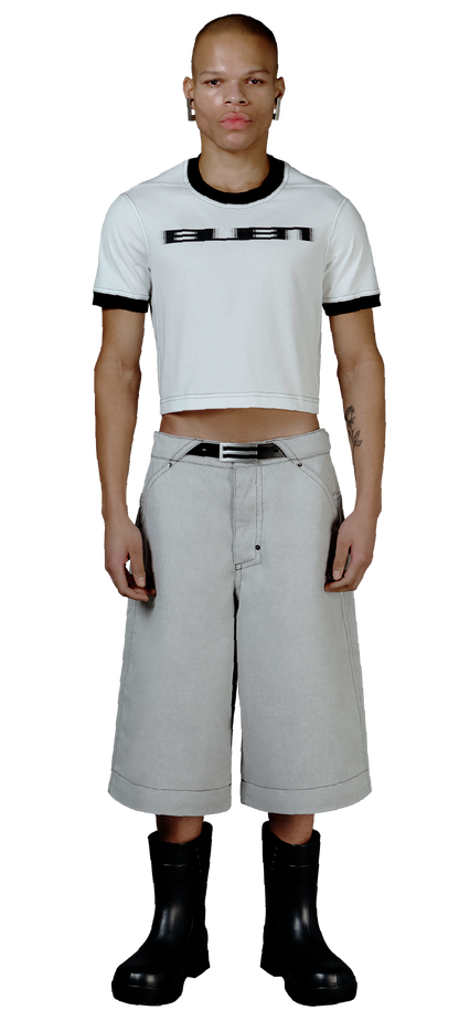 CROPPED RINGER FRAMEWORK T-SHIRT – EILIEN PULSAR
