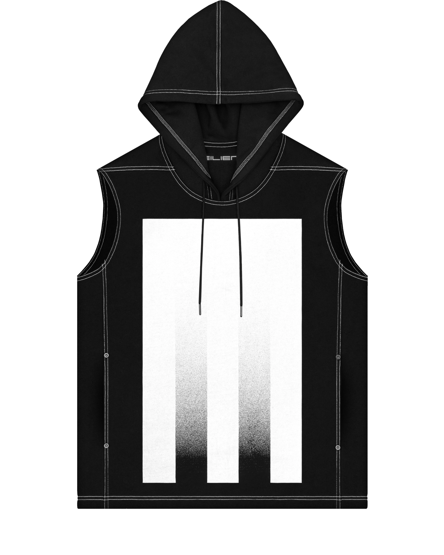 SLEEVELESS FRAMEWORK HOODIE – MONOLITH E