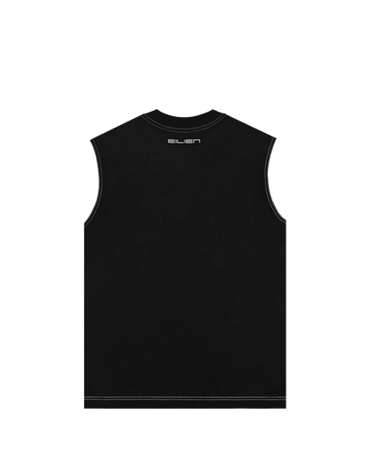 SLEEVELESS FRAMEWORK T-SHIRT – MONOLITH E
